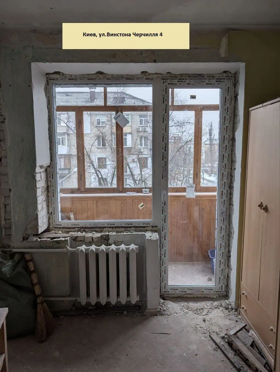 Встановлення балконного блоку та вікна в короткі терміни встановлення пластикових вікон